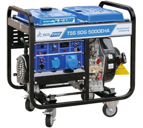 Дизельный генератор ТСС SDG 5000EHA 077012