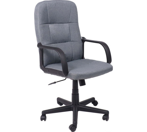 Кресло AksHome Leonidas пластик/ткань, темно-серый