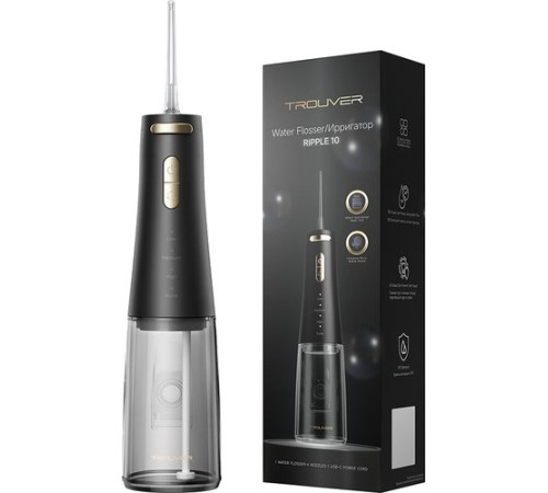 Ирригатор  Trouver Ripple 10 water flosser Black AWF14A