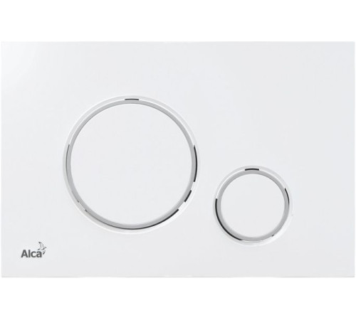 Панель смыва Alcaplast M770 белый/хром глянцевый