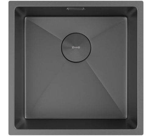Кухонная мойка ZorG Zerox 44 U / IF Zurinox PVD Gunblack