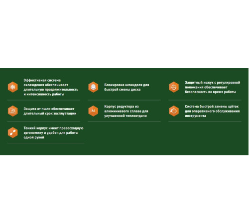 Угловая шлифмашина Oasis AG-72/115 New