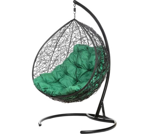 Подвесное кресло BiGarden Gemini черный/зеленый