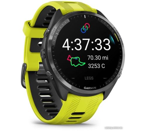 Умные часы Garmin Forerunner 965 черный/желтый