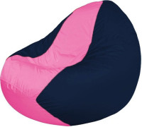 Кресло-мешок Flagman Classic К2.1-230 синий темный/розовый