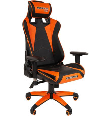 Кресло CHAIRMAN Game 44 черный/оранжевый