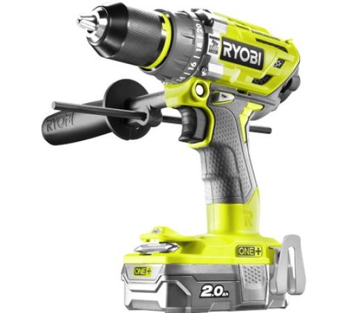 Ударная дрель-шуруповерт Ryobi R18PD7-220B 5133004295 с 2-мя АКБ, кейс