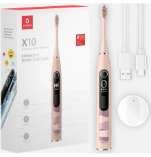 Электрическая зубная щетка Oclean X10 Smart Electric Toothbrush розовый