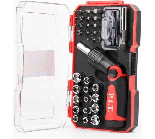 Набор отвертка с битами и головками P.I.T. Advance HSDR04-0046 46 предметов