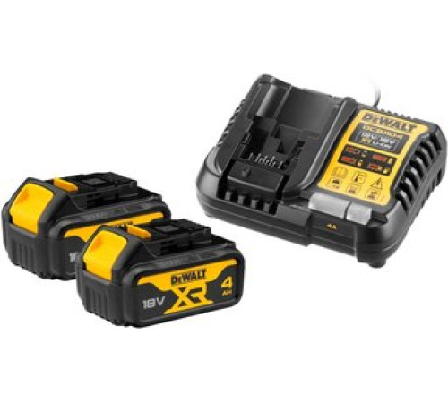 Аккумулятор с зарядным устройством DeWalt DCB1104M2 18В/2x4 Ач