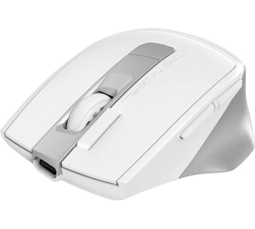 Мышь A4Tech Fstyler FG45CS Air2 белый/серебристый