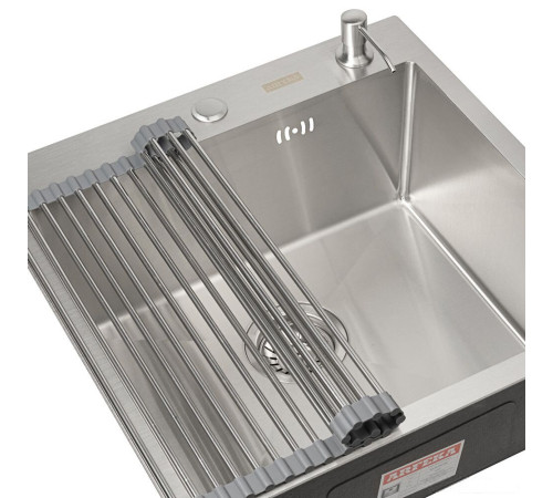 Кухонная мойка ARFEKA ECO AR мойка 500*500, роллер-мат, дозатор SATIN