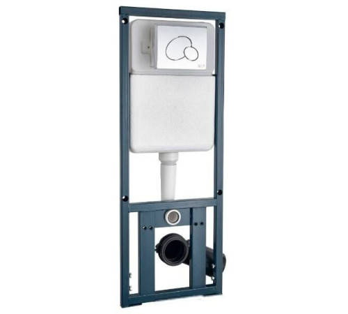 Унитаз WeltWasser Telbach 004 GL-WT + Marberg 410 RD белый глянец/хром