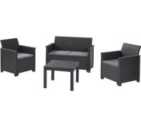Набор садовой мебели Keter Elodie 2 Seater 253948 графит