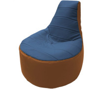 Кресло-мешок Flagman Трон Т1.3-25 синий/оранжевый