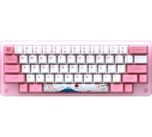 Клавиатура Akko ACR 59 Acrylic Tokyo Akko CS Jelly Pink