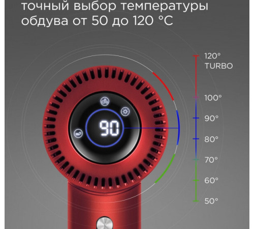 Фен Redmond Редмонд HD1700 красный
