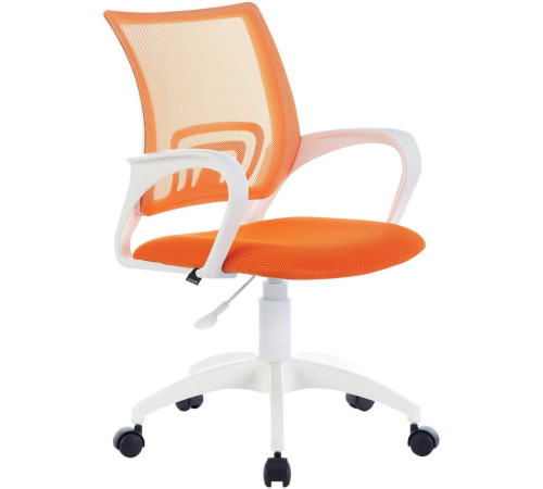 Кресло Brabix Fly MG-396W белый/оранжевый