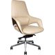 Офисное кресло Norden Шопен LB FK 0005-B Beige Leather кожа бежевая/алюминий