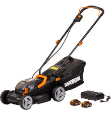Газонокосилка Worx WG779E.1 с 2-мя АКБ 4 Ач