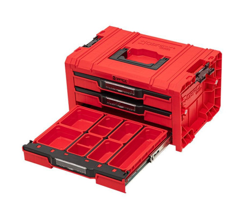Ящик для инструментов Qbrick System PRO Drawer 3 Toolbox Expert RED Ultra HD