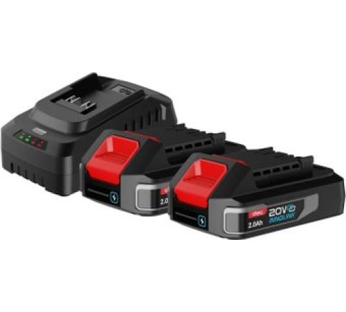 Аккумулятор с зарядным устройством Deli EDE-CM20A2E 20В/2x2 Ah + 20В