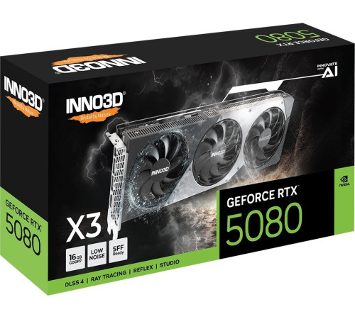 Видеокарта Inno3D GeForce RTX 5080 X3 N50803-16D7-176068N