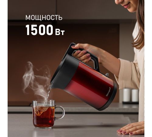 Электрический чайник Weissgauff WK 1510 Rosso BodyCool