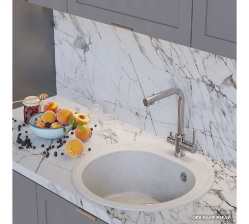 Кухонная мойка Mixline ML-GM11 551826 ультра-белый