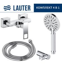 Смеситель Lauter Cascade 21СК9615C с лейкой Relexa Nevada 21S10146