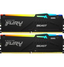 Оперативная память Kingston FURY Beast RGB 2x64ГБ DDR5 5600 МГц KF556C36BBEAK2-128