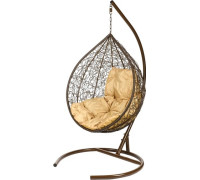 Подвесное кресло BiGarden Tropica коричневый/бежевый