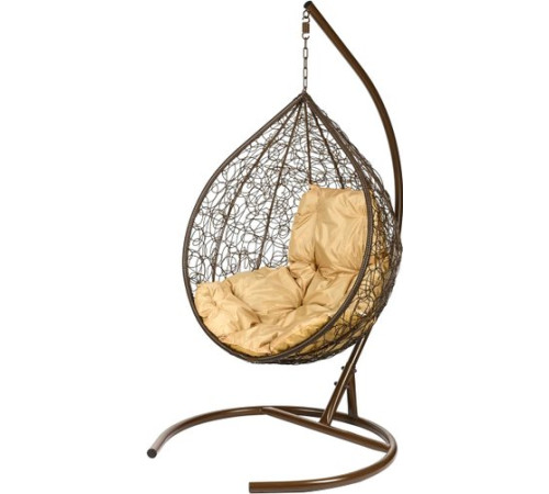 Подвесное кресло BiGarden Tropica коричневый/бежевый
