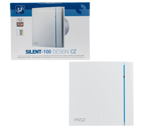 Осевой вентилятор Soler&Palau Silent-100 CZ Matt White Design - 4C 5210007800
