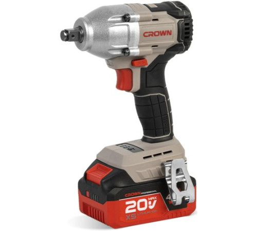 Гайковерт Crown CT22043XS-4 BMC с 2-мя АКБ, кейс