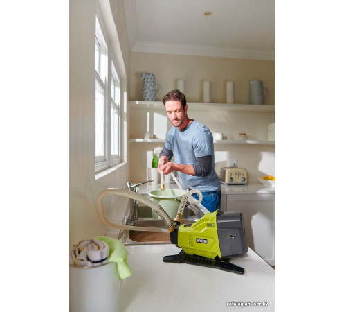 Самовсасывающий насос Ryobi One+ R18TP-0 без АКБ