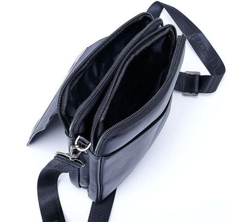 Мужская сумка Poshete 250-5189-3-BLK черный