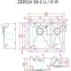 Кухонная мойка ZorG Zerox 58-2 U / IF-R PVD Gold
