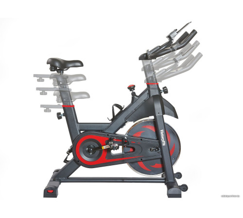 Велотренажер VictoryFit VF-S201 черный/красный