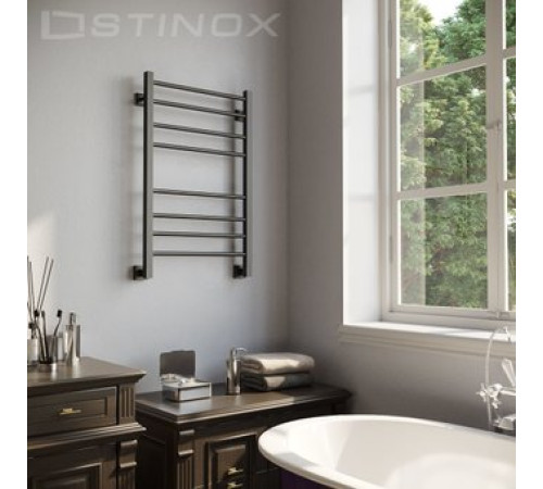 Полотенцесушитель Stinox Classic 50x80 cl80 Ral 9005