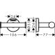 Крючок для ванны Hansgrohe Logis Universal 41725000