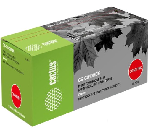 Картридж CACTUS CS-C040HBK аналог Canon 040HBK