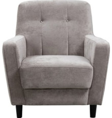 Интерьерное кресло Нижегородмебель Арно ТК 563 серый жемчуг