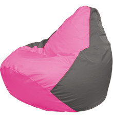 Кресло-мешок Flagman Груша Г2.1-004 розовый/серый