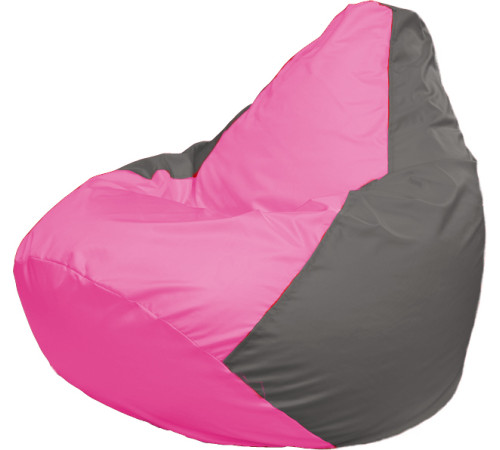 Кресло-мешок Flagman Груша Г2.1-004 розовый/серый