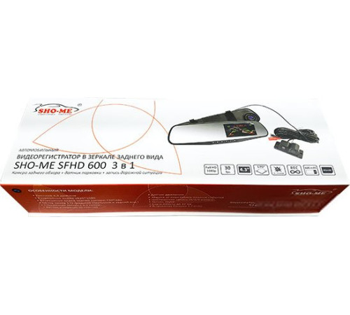 Видеорегистратор-зеркало Sho-Me SFHD 600