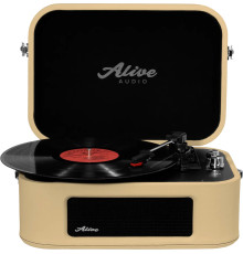 Виниловый проигрыватель Alive Audio Stories бежевый