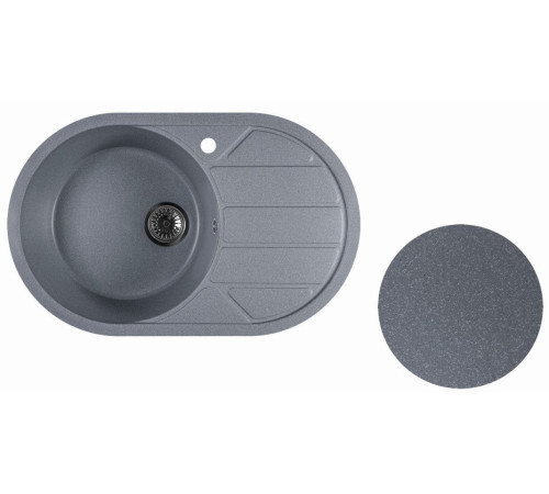 Кухонная мойка Marblan Elon L серебристый