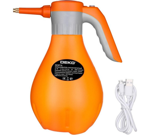 Аккумуляторный опрыскиватель Deko DKSP16 065-1041