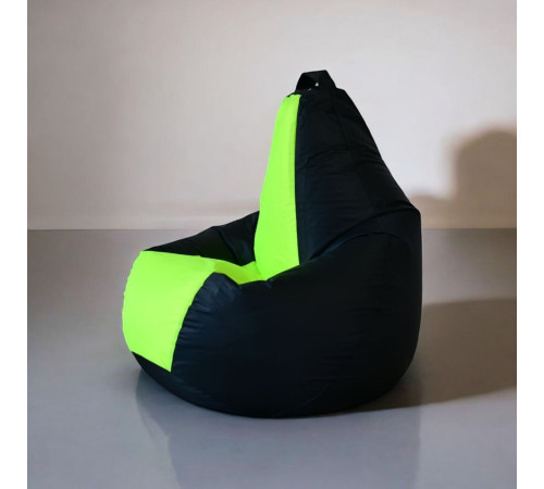 Кресло-мешок Mio Tesoro Груша Kombo XXL GF-130x85-CHN черный/неон